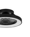 TIBET MINI * VENTILADOR PLAFÓN LED NEGRO CON MANDO